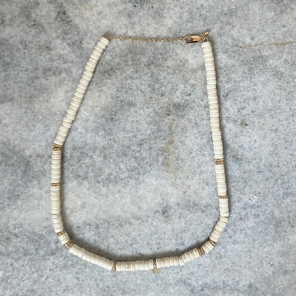 Sezane ecru Josh necklace